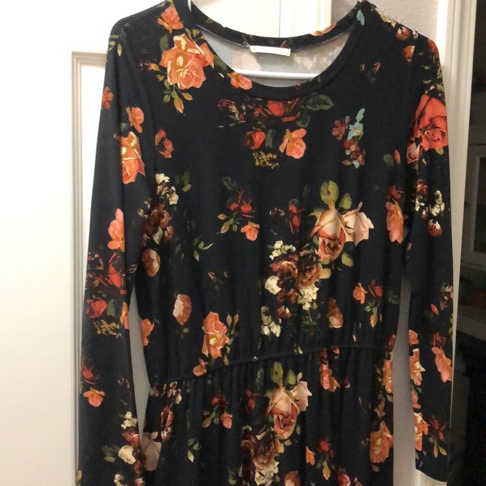 Reborn XL Fall Midi Dress - with pockets!